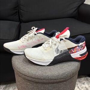 Nike Metcon White, Blue, Pink Sneakers